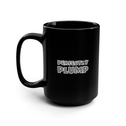 Perfectly Plump Black Mug, 15oz