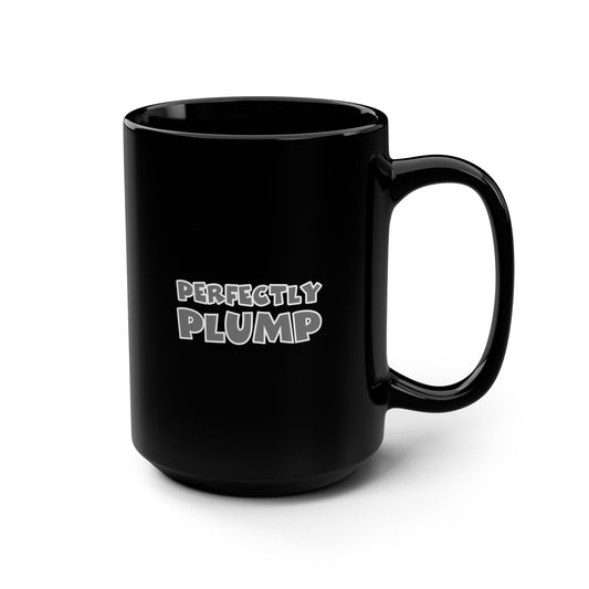 Perfectly Plump Black Mug, 15oz