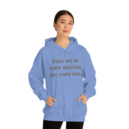 No Stupid Questions, Just Stupid People Hoodie