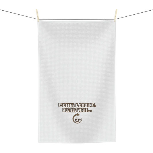 Coffee Loading, Please Wait Soft Tea Towel