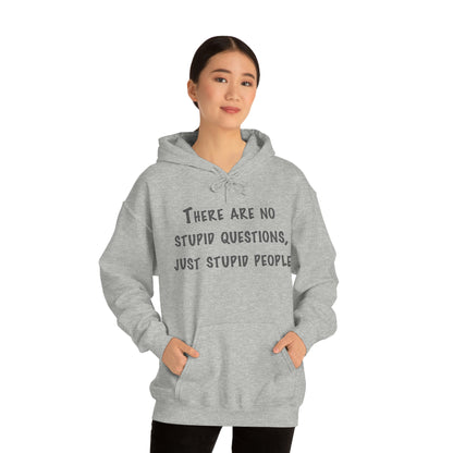 No Stupid Questions, Just Stupid People Hoodie