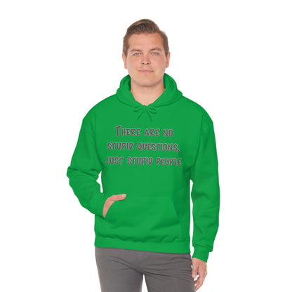 No Stupid Questions, Just Stupid People Hoodie