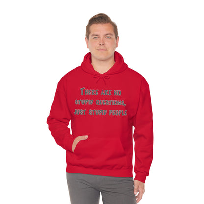 No Stupid Questions, Just Stupid People Hoodie