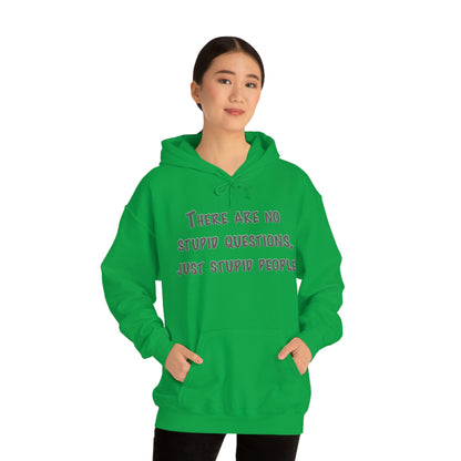 No Stupid Questions, Just Stupid People Hoodie